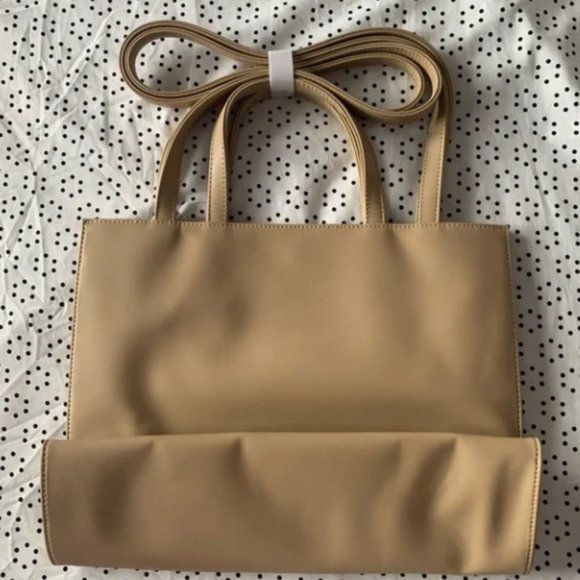 Telfar Medium Cream Shopping Bag - Picture 2 of 2